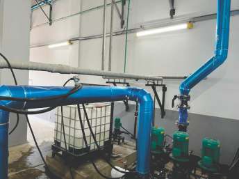 Mechanical services pipework